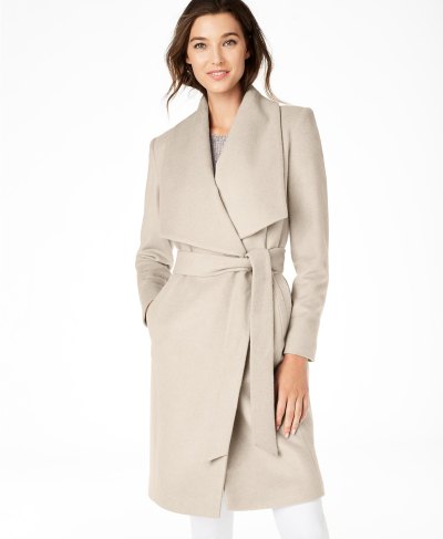 This Cole Haan Wrap Coat Is 50% Off at Macy’s for a Limited Time!