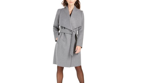 This Cole Haan Wrap Coat Is 50% Off at Macy’s for a Limited Time! | Us ...