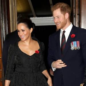 Duchess Meghan, Duchess Kate, Prince William and Prince Harry Reunite at Festival of Remembrance Service
