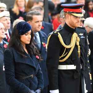 Duchess Meghan Visits Field of Remembrance for 1st Time With Prince Harry