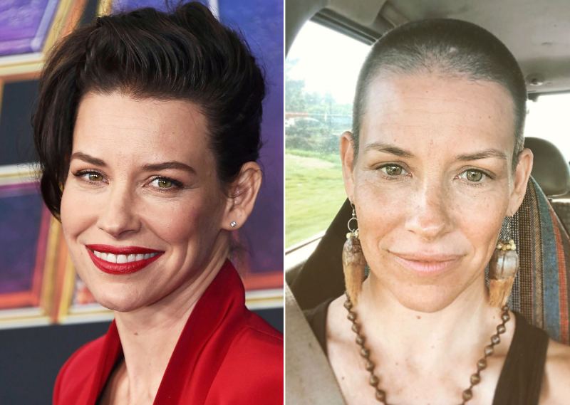 Evangeline Lilly Hair Change Short to Shaved