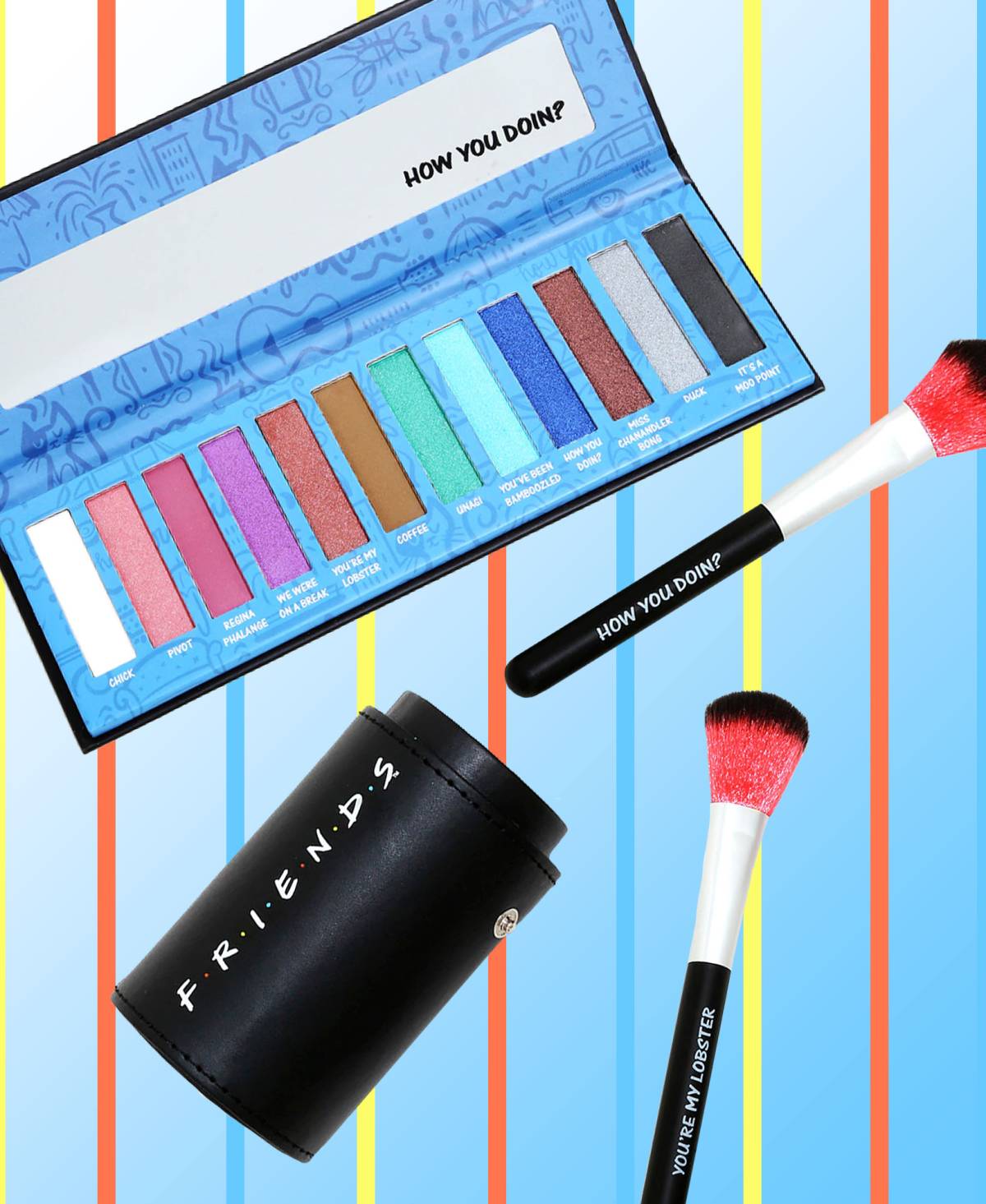 Anbefalede pludselig Underinddel Hot Topic Launches 'Friends' Eyeshadow Palette and Makeup Brushes
