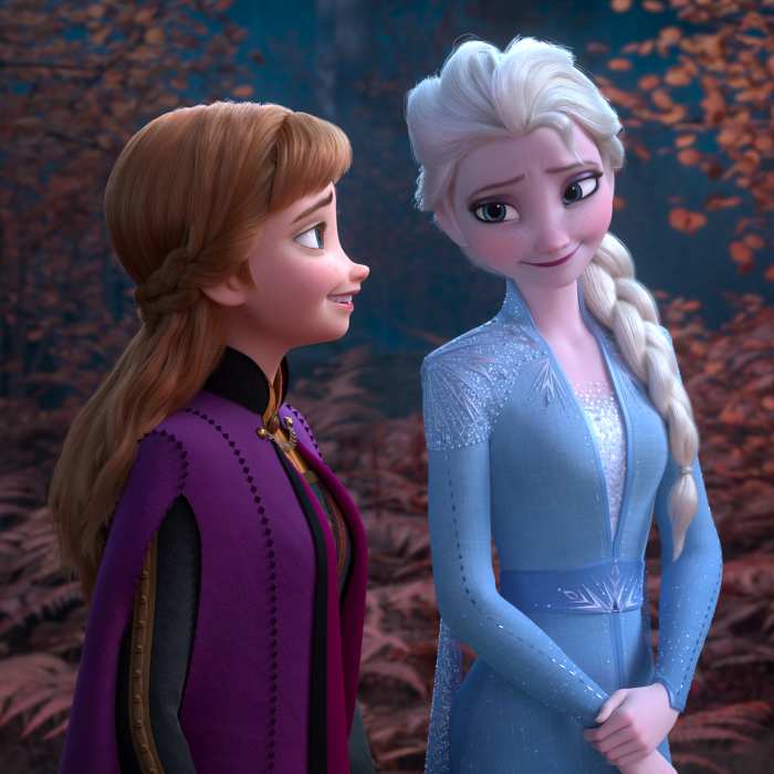 Frozen 2 Anna and Elsa Disney Movie Animation