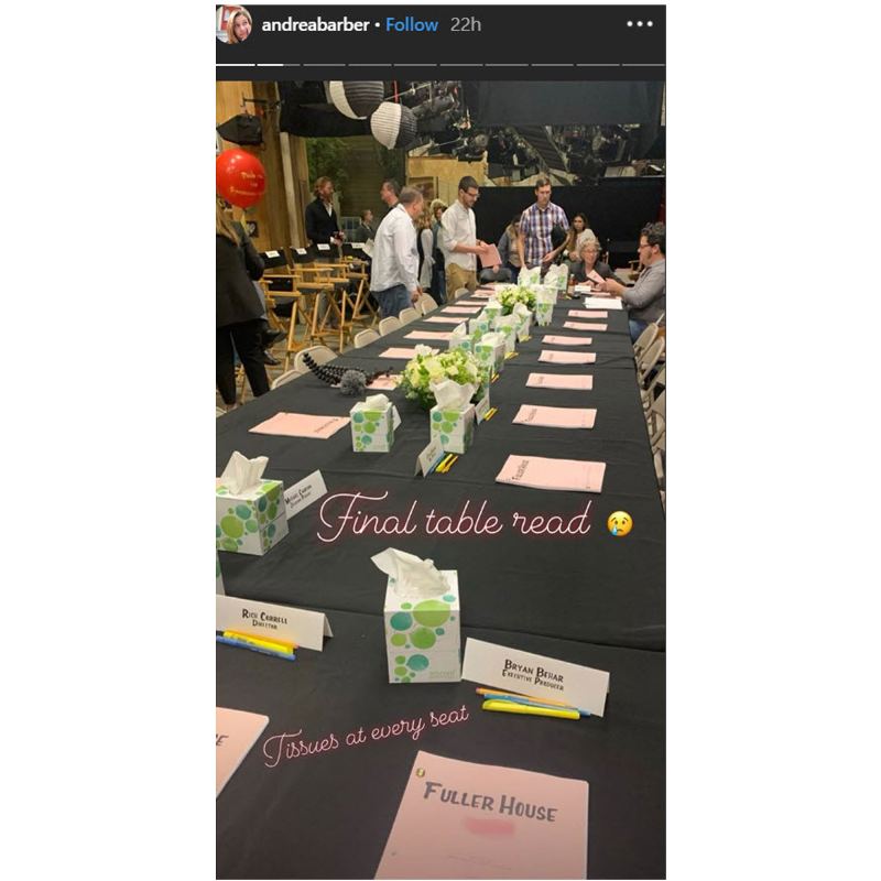 Fuller House Stars Share Photos of Emotional Final Table Read