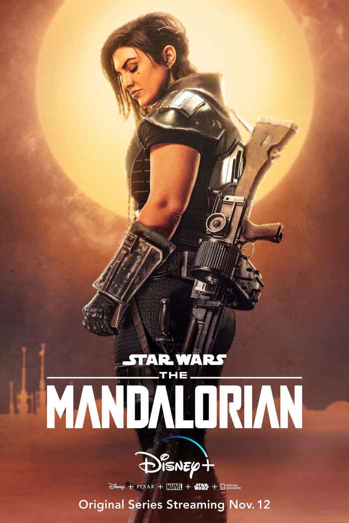 Gina Carano Mandalorian Disney Character Poster Key Art