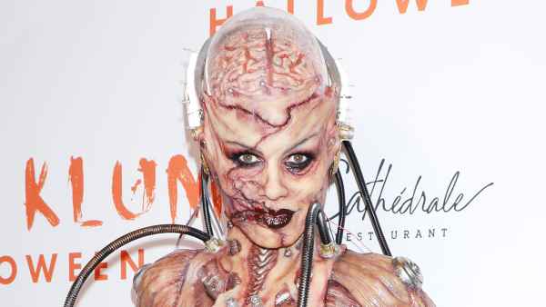 Heidi Klum Halloween Party Alien Costume
