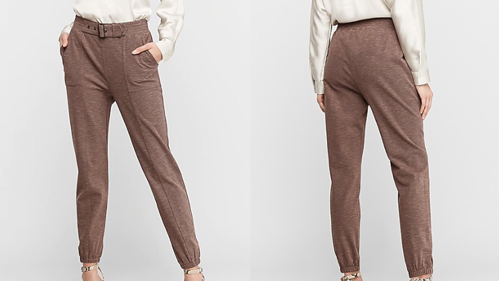 High Waisted Utility Knit Jogger Pant