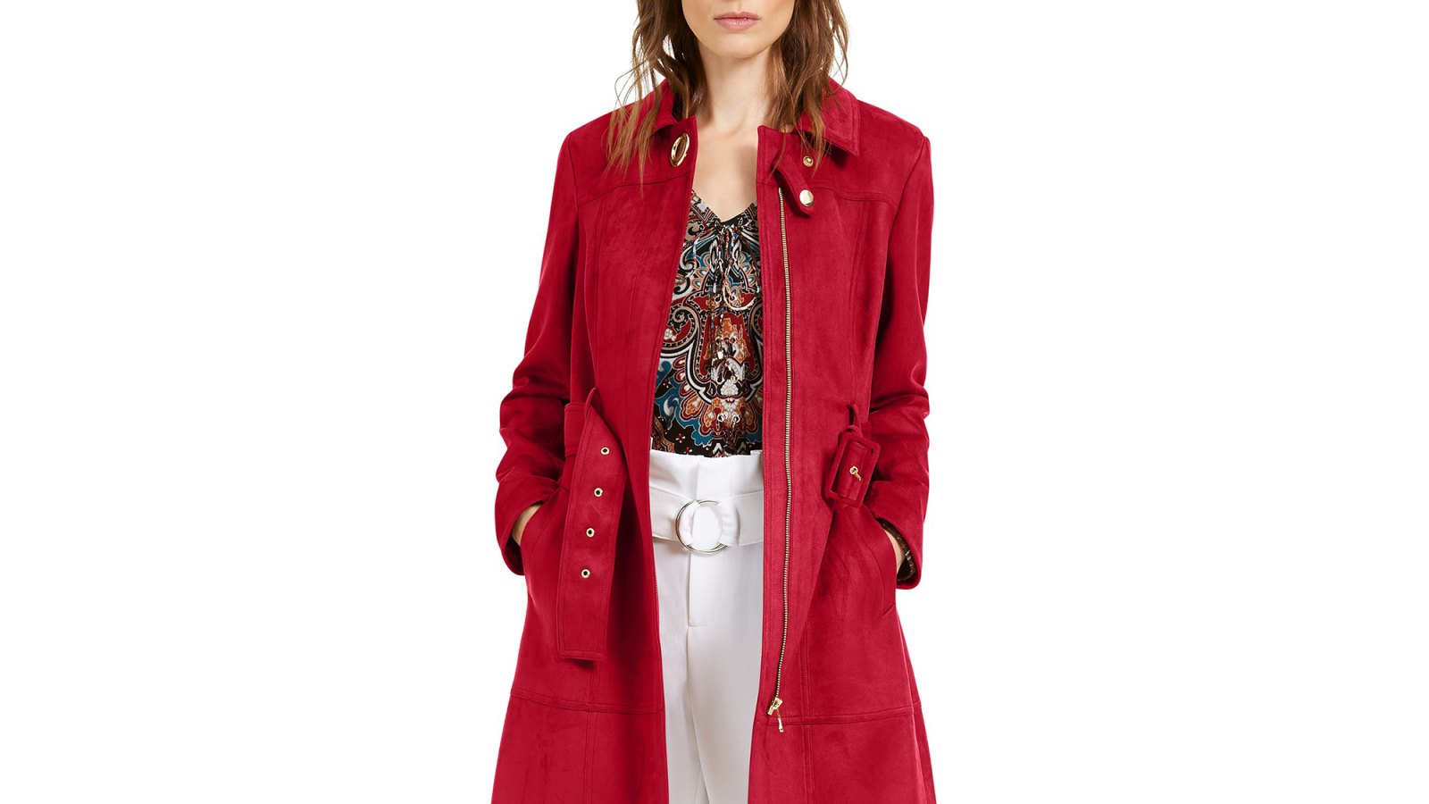 I.N.C. Faux-Suede Trench Coat, Created For Macy's