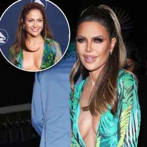 Jennifer Lopez Reacts to Lisa Rinna's Versace Dress Halloween Costume