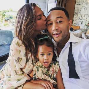 John-Legend,-Chrissy-Teigen-and-Daughter-Luna-Collab-on-Christmas-Release