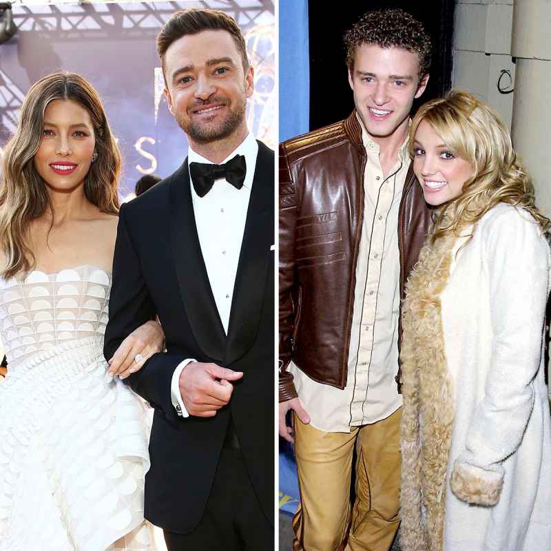 Justin Timberlake love life Jessica Biel Britney Spears