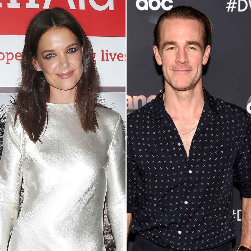 Katie Holmes Comments on Former ‘Dawson’s Creek’ Costar James Van Der Beek’s Post Before His ‘DWTS’ Elimination