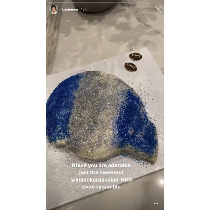 Khloe Kardashian Made Corey Gamble a Homemade Birthday Cake