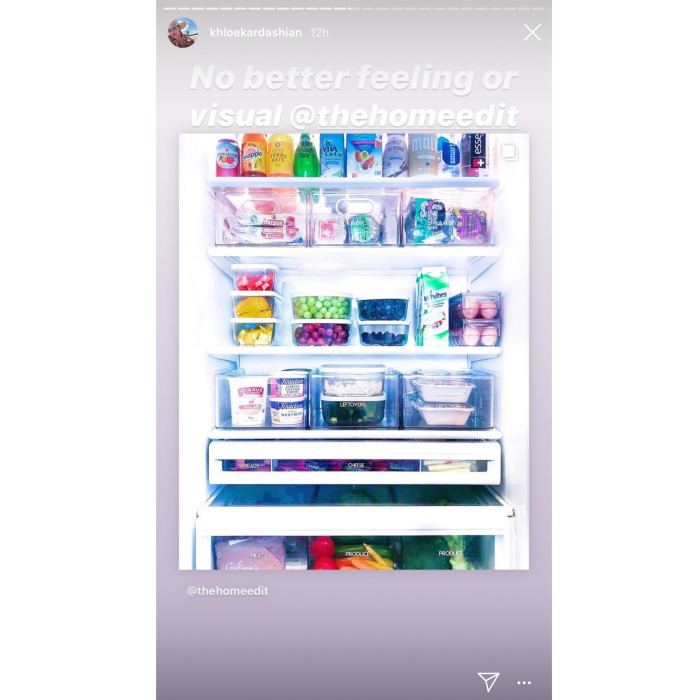 Khloe Kardashian Shows Off Neat Fridge After Cleanliness Criticism