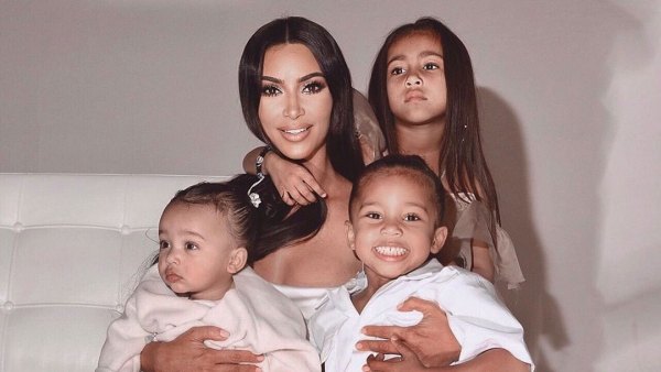 Kim Kardashian and Children How the Kardashians Celebrated Thanksgiving