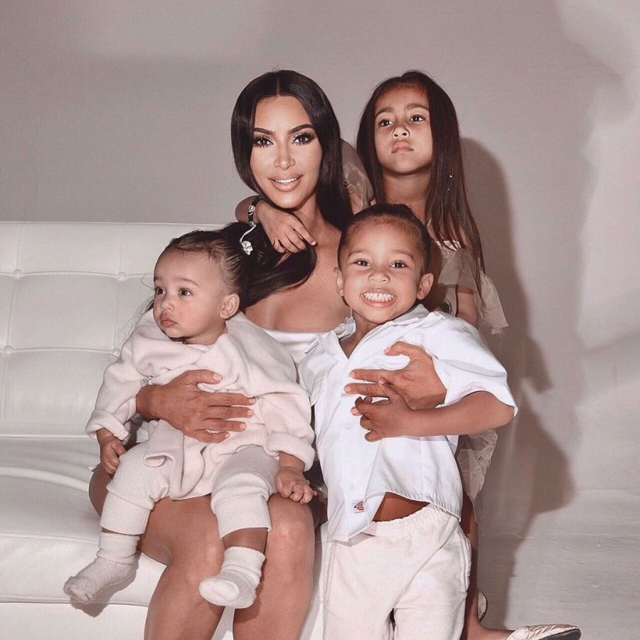 Kim Kardashian and Children How the Kardashians Celebrated Thanksgiving
