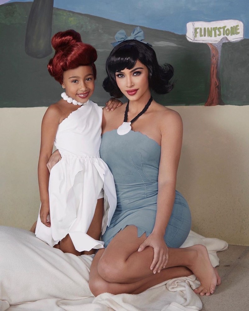 https://www.usmagazine.com/wp content/uploads/2019/11/Kim Kardashian and Kids Dress Up as Flintstone Family Halloween 2019