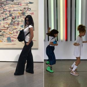 Kourtney Kardashian Explores Art Museum With Mason, Penelope and Reign