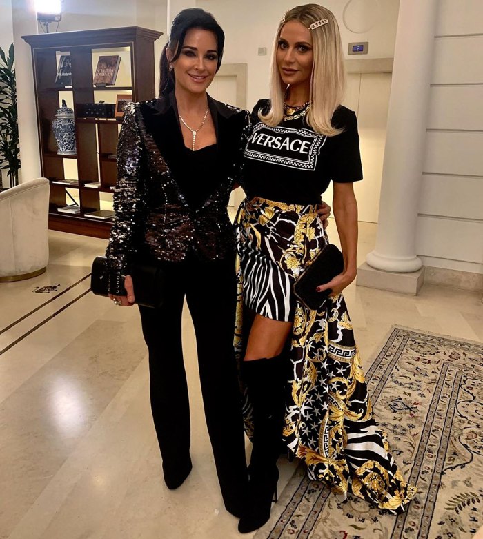 Kyle Richards and Dorit Kemsley Real Housewives of Beverly Hills Cast Trip to Rome