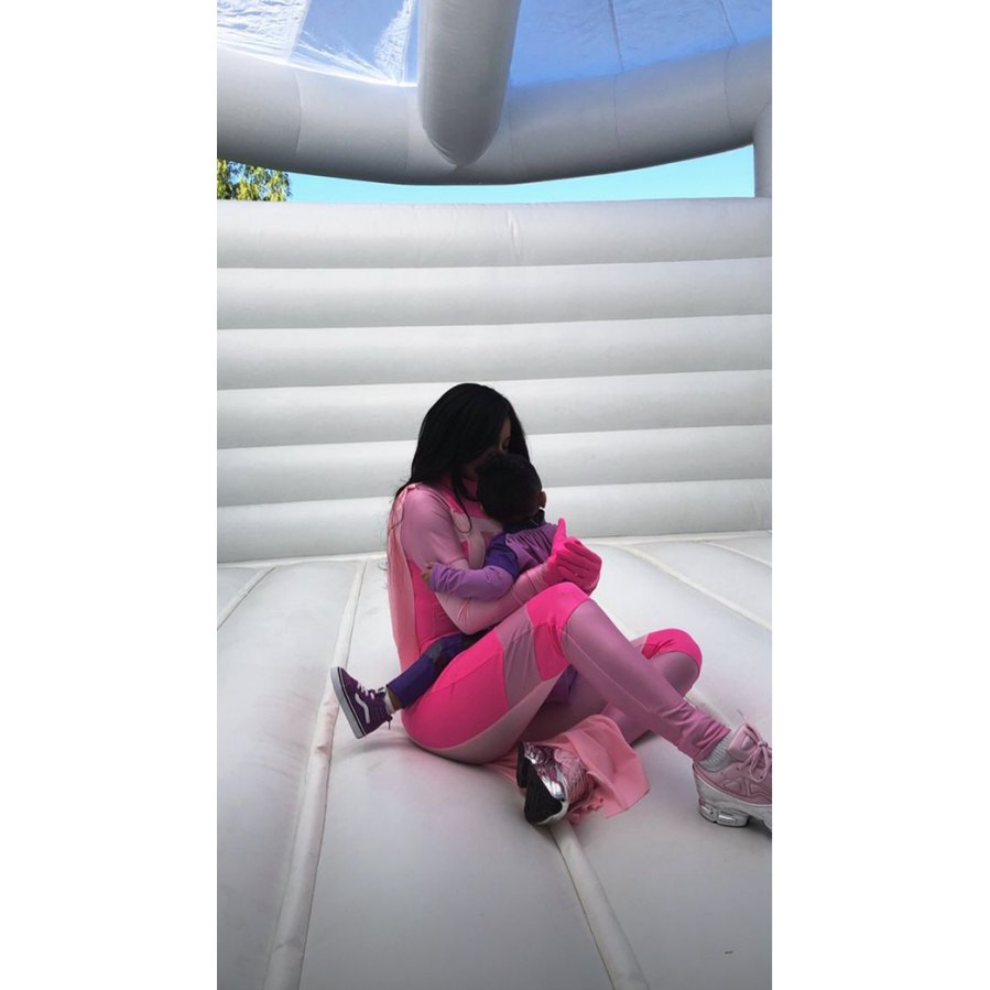 Kylie-Jenner-and-Stormi-Match-in-Superhero-Costumes