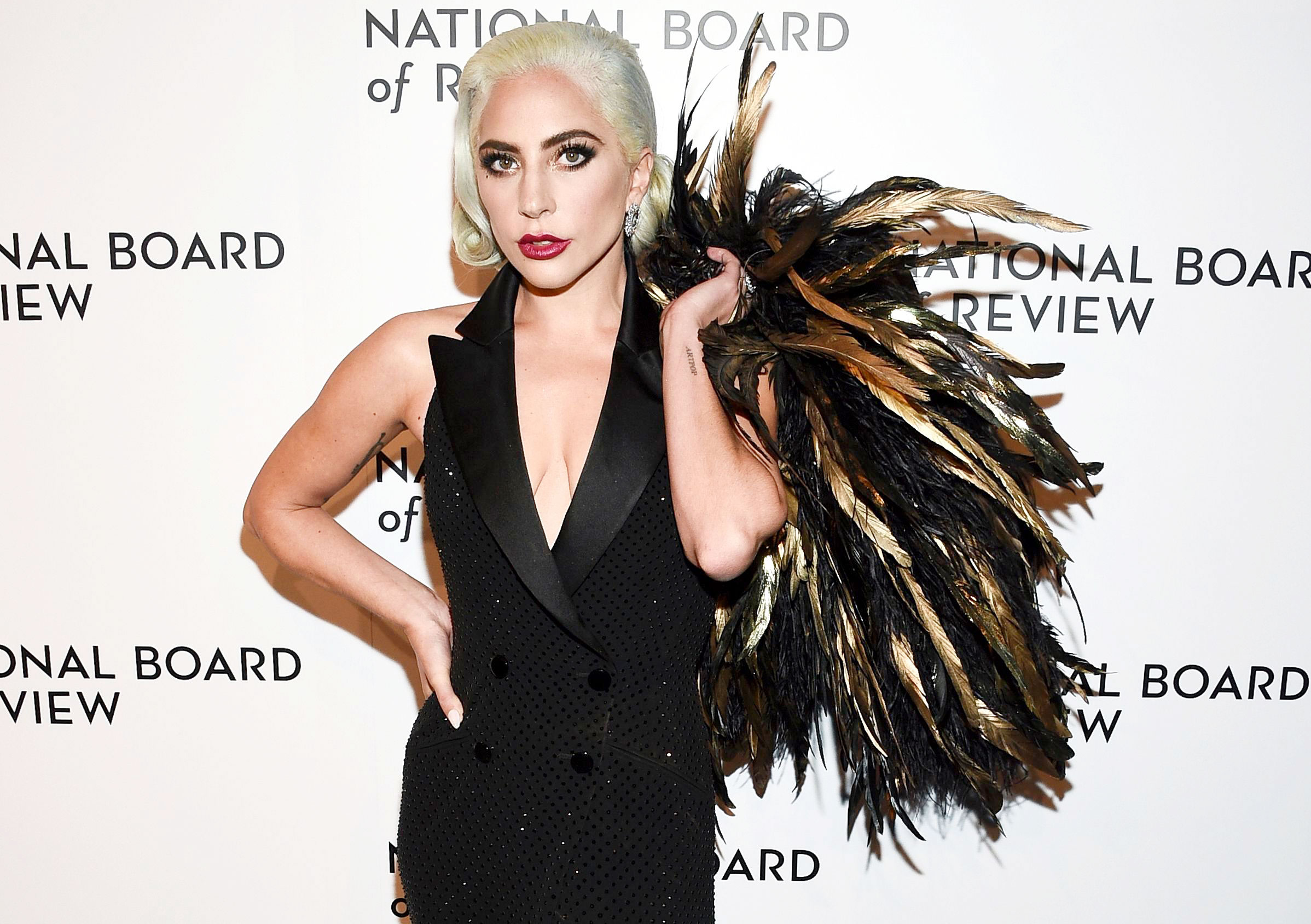 Lady Gaga at National Board of Review awards gala Cancels Las Vegas Concert Due to Sinus Infection and Bronchitis