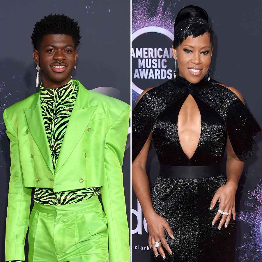Lil Nas X Greeting Regina King AMAs What You Didn’t See on TV