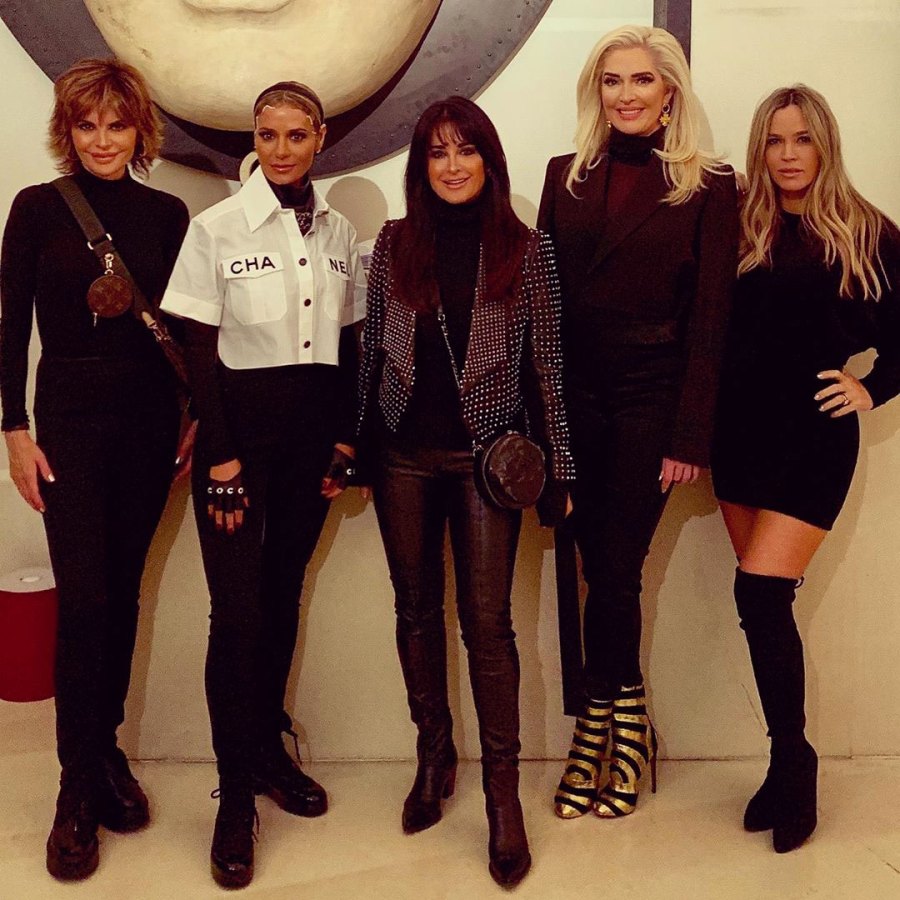 Lisa Rinna, Dorit Kemsley, Kyle Richards, Erika Jayne, Teddi Mellencamp Real Housewives of Beverly Hills Cast Trip to Rome