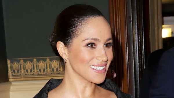 Meghan Markle Black Dress November 9, 2019