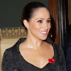 Meghan Markle Black Dress November 9, 2019