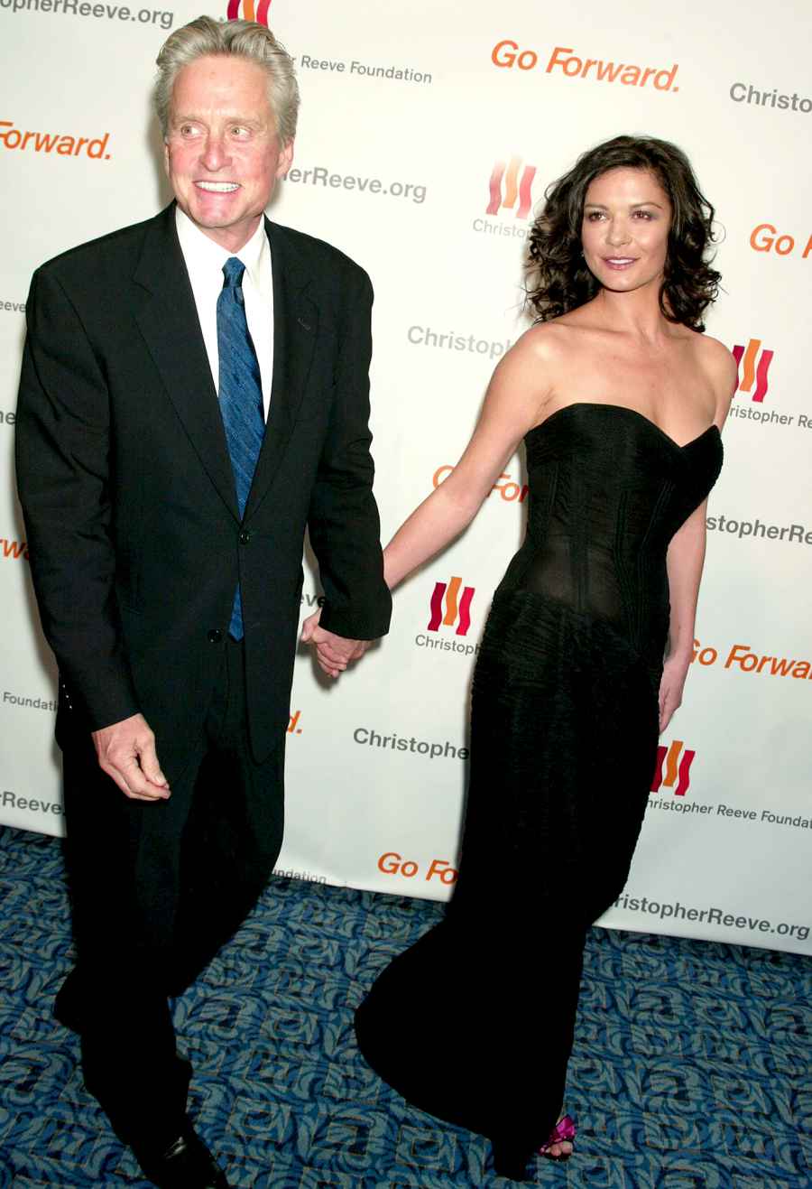 Michael-Douglas-and-Catherine-Zeta-Jones November-2005-Douglas-and-Zeta-Jones-Christopher-Reeve-Foundation