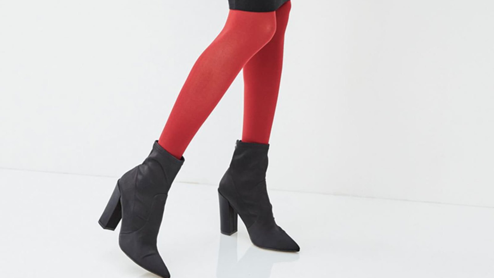 Opaque Control Top Tights red