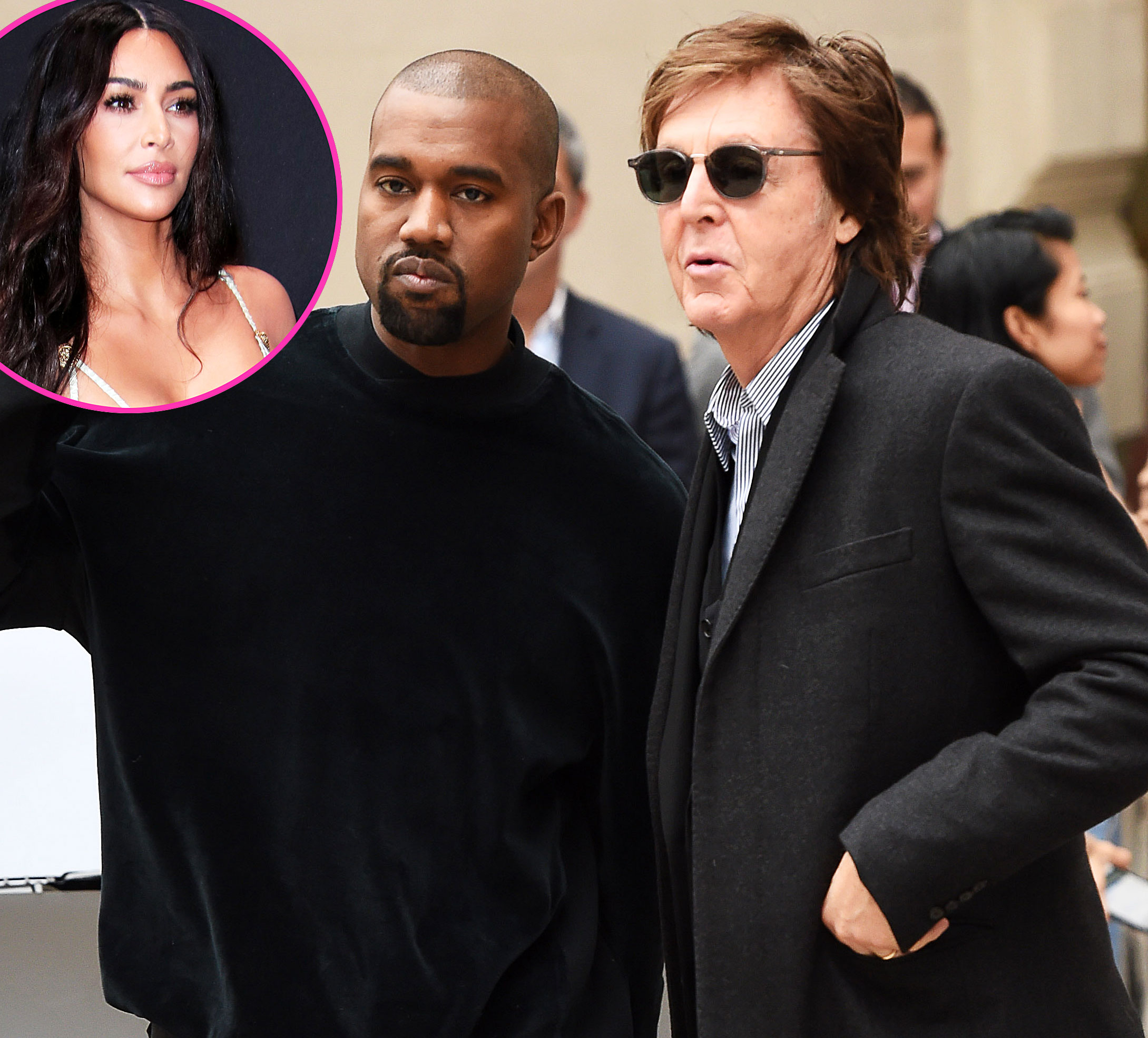 Paul McCartney Kanye Was Scrolling Through Images of Kim When We Met