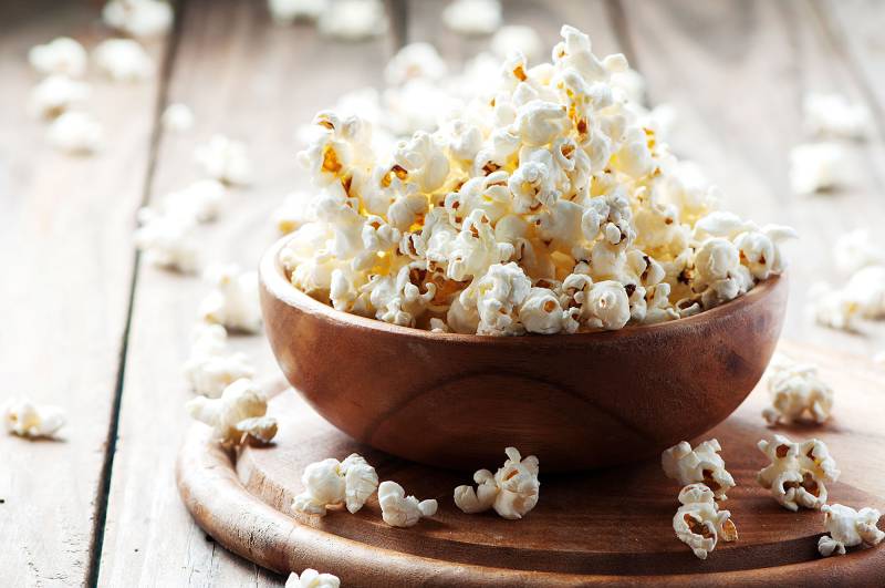 Popcorn Kourtney Kardashian Approved Snacks for Kids