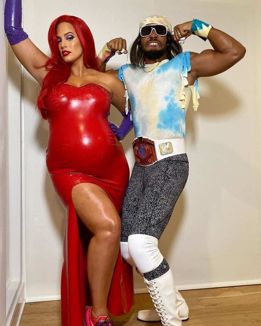 Pregnant Celebs Dressing Up Baby Bumps for Halloween 2019