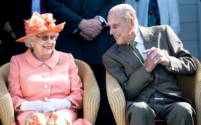 Queen Elizabeth II joined by Prince Philip Death of Prince Philip