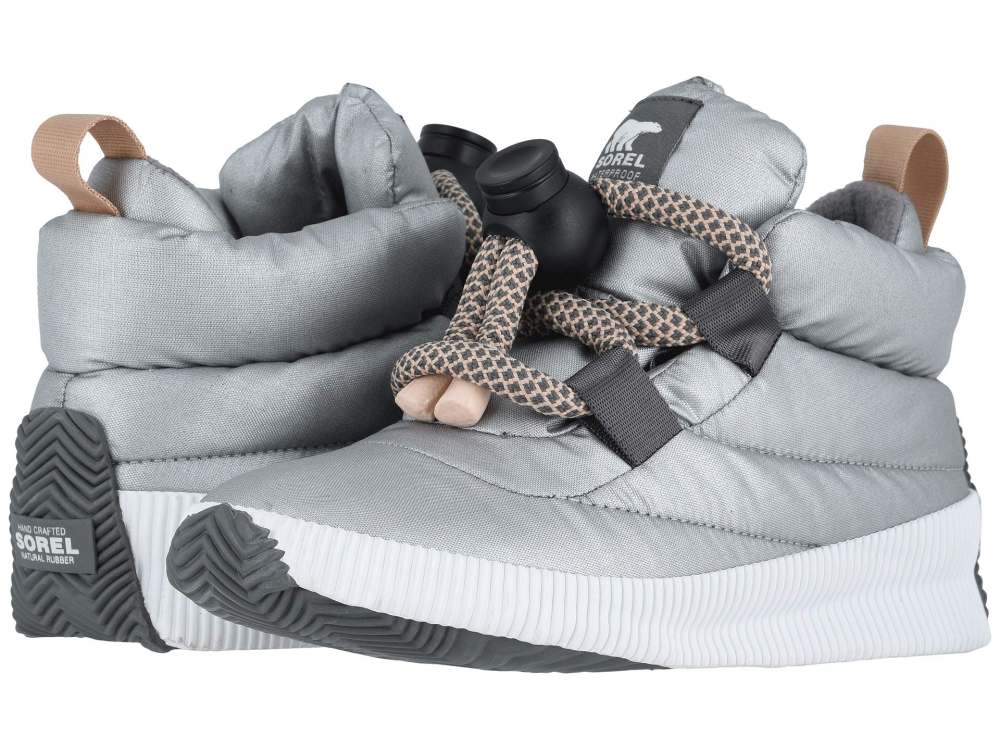 SOREL&nbsp;Out 'N About Puffy Lace (Pure Silver)