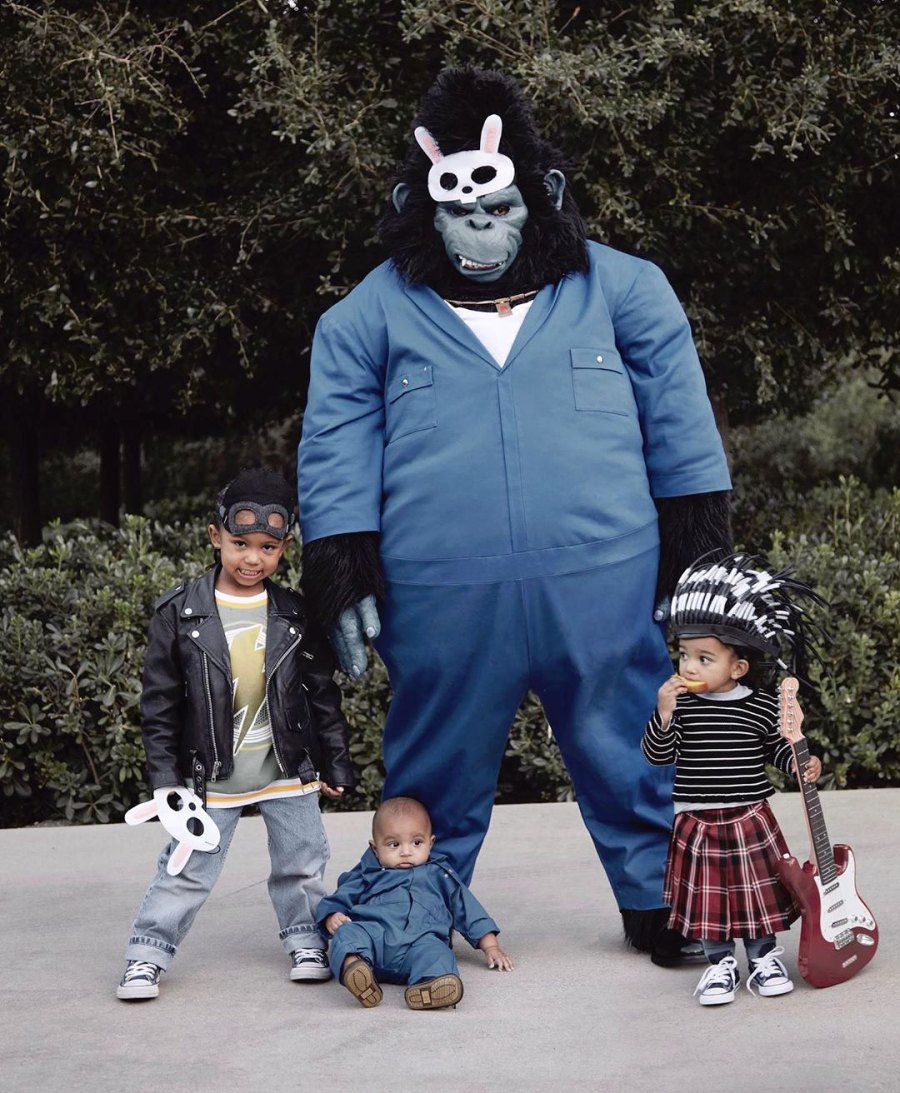Saint, Chicago and Psalm West Halloween Costume