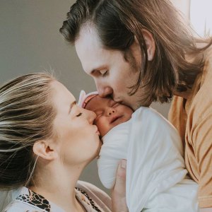 Shawn Johnson Newborn Daughter Drew Hazel East Andrew East Instagram