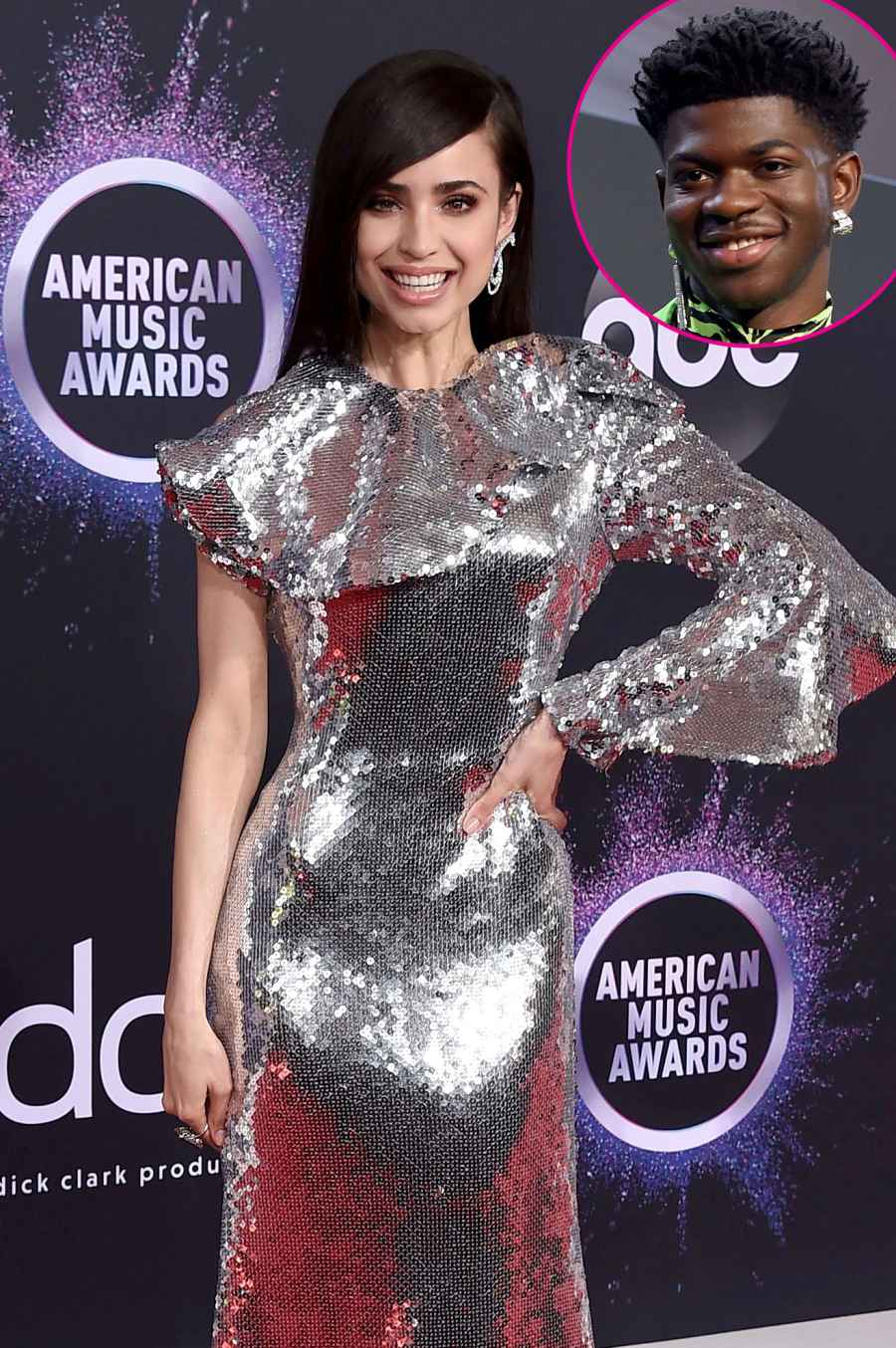 Sofia Carson Walks by Lil Nas X AMAs What You Didn’t See on TV