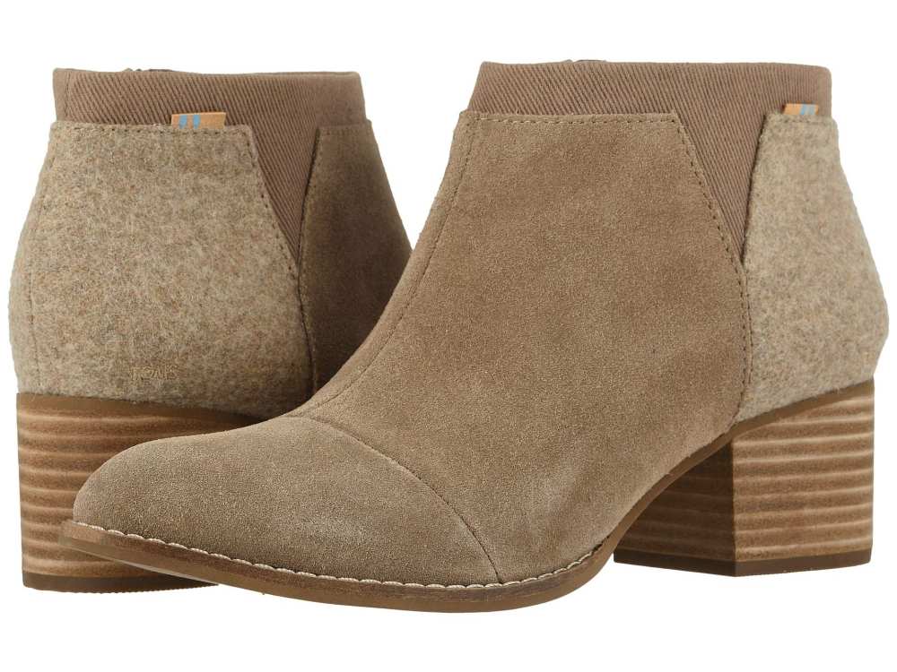 TOMS Loren (Taupe Gray Suede)