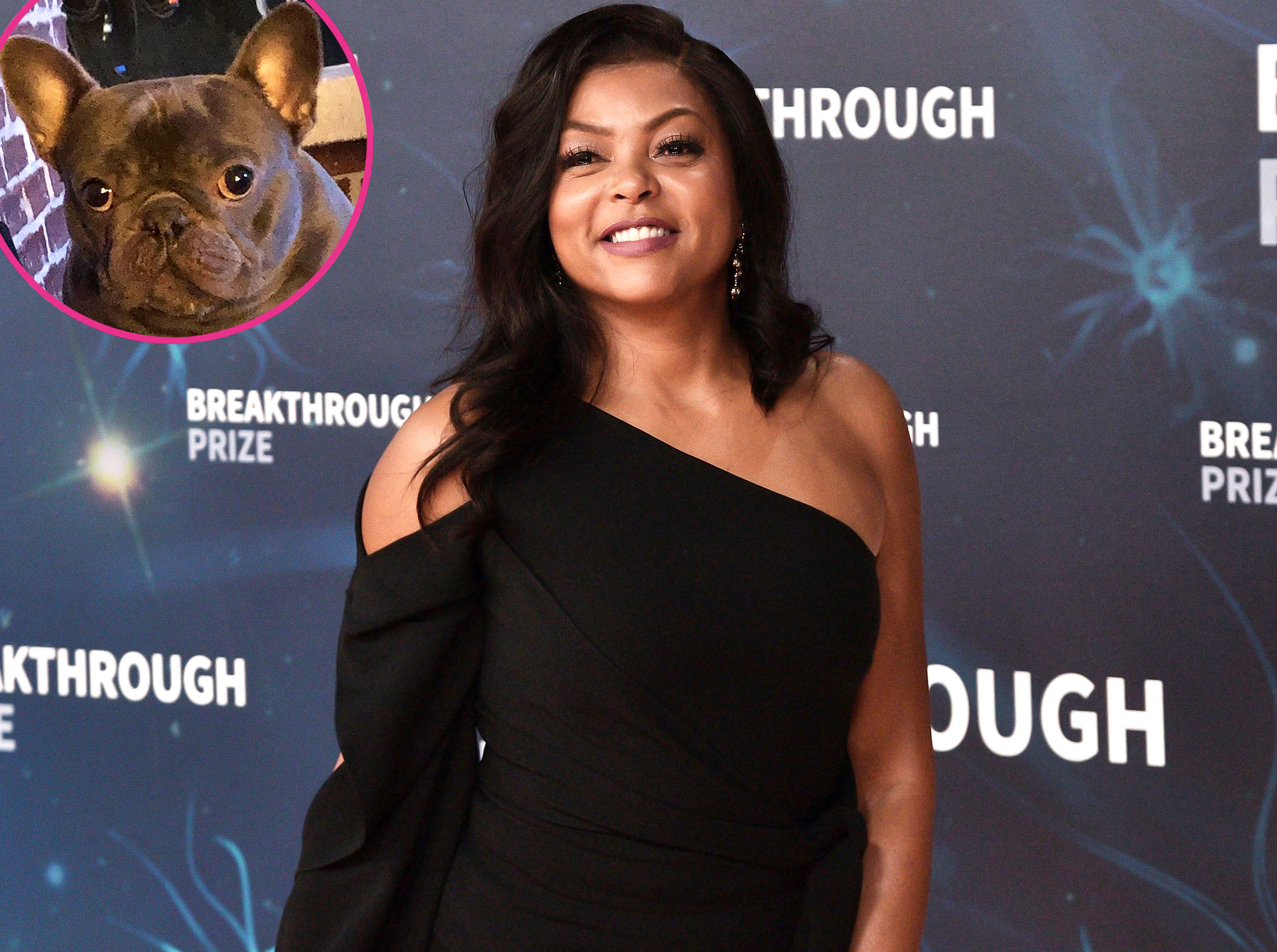 Taraji P Henson Takes Her Dog to Work on Set