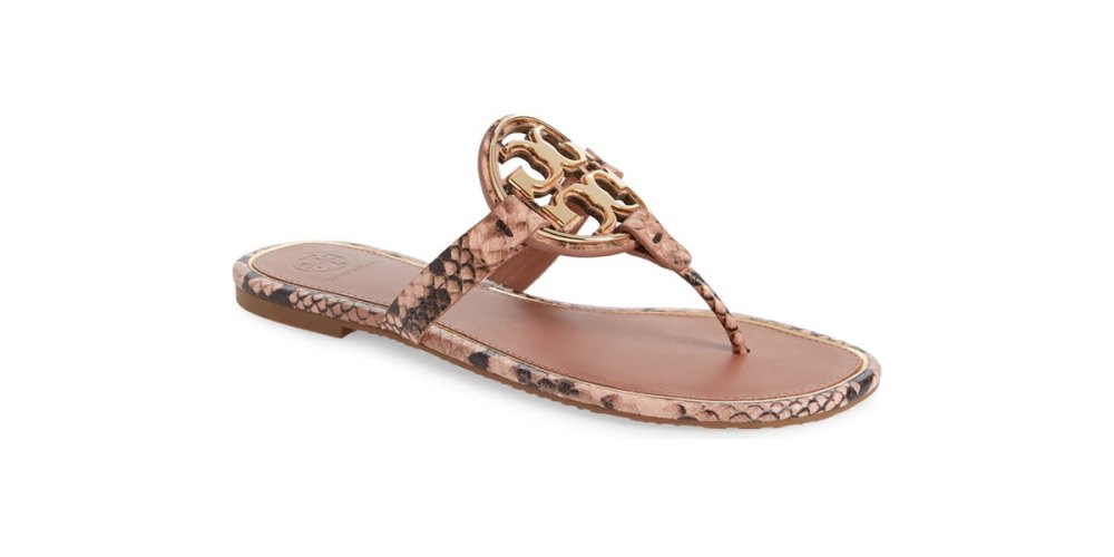 Tory Burch Metal Miller Flip Flop