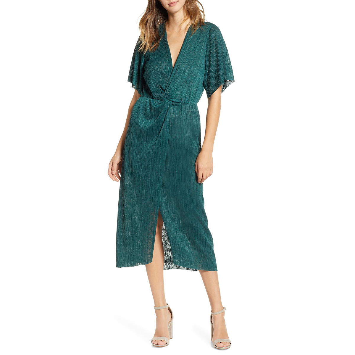 This All in Favor Dolman Plissé Dress Is Perfect for the ...