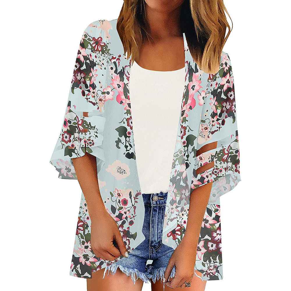 LookbookStore Mesh Panel Blouse