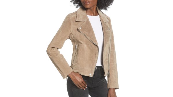 BLANKNYC Suede Moto Jacket