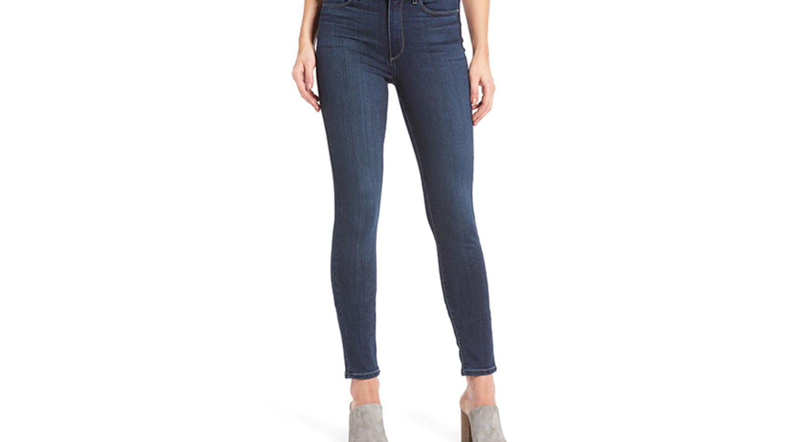 Paige Transcend - Hoxton High Waist Ankle Skinny Jeans