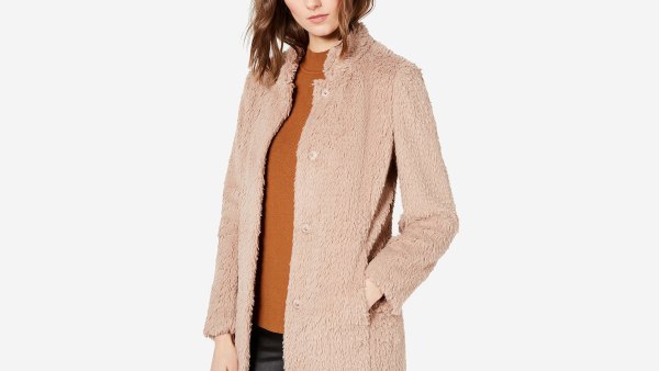 Kenneth Cole Faux-Fur Coat