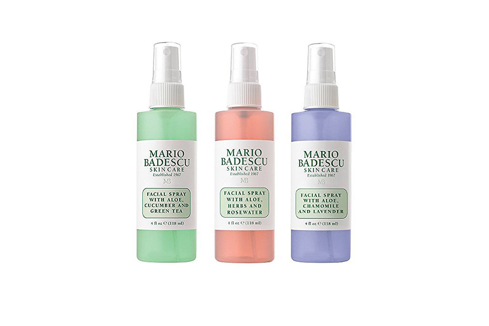 Mario Badescu Spritz Mist and Glow Facial Spray Collection