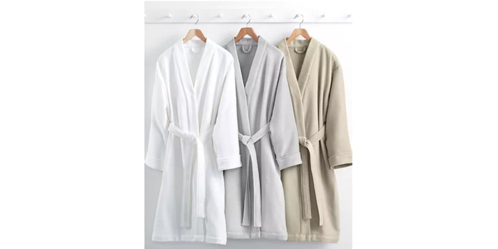 Hotel Collection Waffle Weave Robe, 100% Turkish Cotton, Created for Macy's