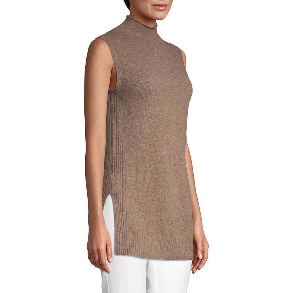Cashmere Saks Fifth Avenue Turtleneck Cashmere Top